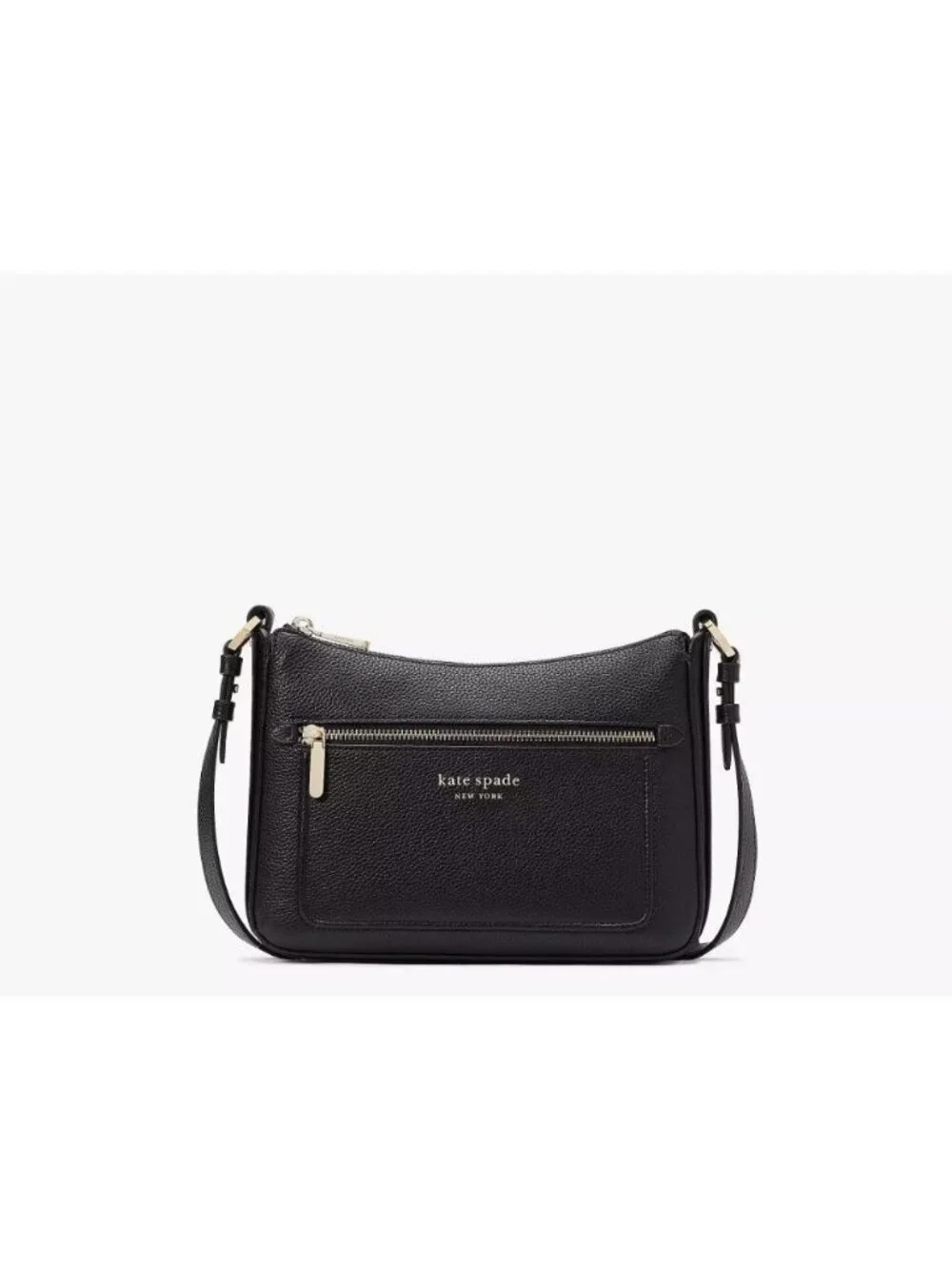 KATE SPADE NY Hudson pebbled leather women's small crossbody bag - Black